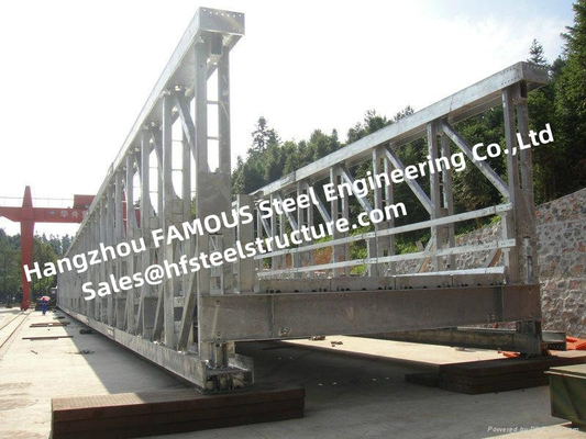CHINA Palmo largo de Constrcuct del puente de acero ferroviario de Bailey del metal solo para el cliente de Rusia proveedor