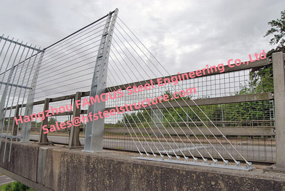 CHINA Palmo claro de acero Q345B - transporte público de puente colgante del alambre del camino del grado de Q460C proveedor