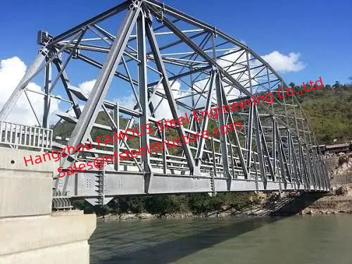 CHINA Material de alta resistencia prefabricado del puente de braguero del palmo del solo carril solo Q345b proveedor