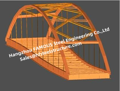 CHINA Puente de acero temporal de la viga de chapa rectangular o trapezoidal en el corte transversal proveedor