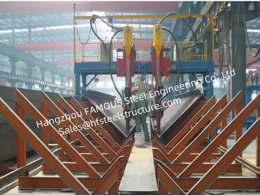CHINA Construcción pesada del acero estructural del proyecto de H con proceso de la soldadura al arco sumergida proveedor