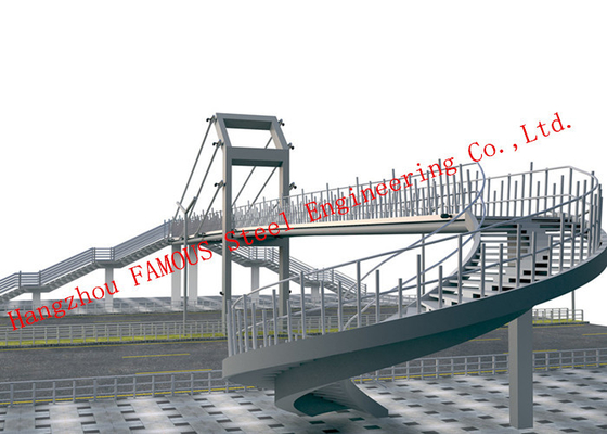 CHINA Puentes peatonales prefabricados personalizados con superficie lisa y barandilla de madera proveedor