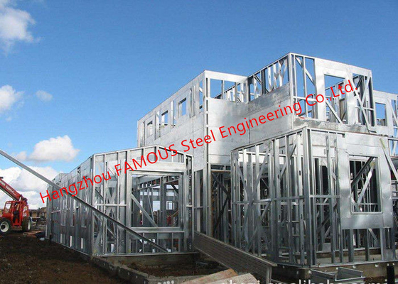 CHINA Sistemas que enmarcan galvanizados de la estructura de acero del haz del h para el taller o la casa del chalet proveedor
