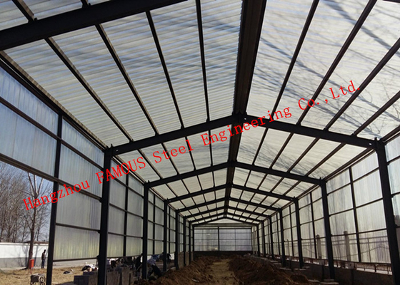 CHINA Panel de sándwich Revestimiento Sistemas de estructura de acero para aves de corral Construcción de acero estructural Cobertizo proveedor
