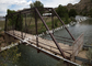 Puente peatonal del braguero de acero prefabricado continental con alta tiesura de la cubierta concreta proveedor