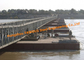 Construcción civil pre dirigida de los puentes del hierro portátil de sobra militar del panel proveedor