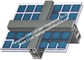 Polvo de aluminio del marco que cubre los módulos solares de cristal integrados de la pared de cortina de Photovoltaics proveedor