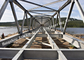 Puente de acero galvanizado modular, solo puente portátil temporal ASTM del camino del carril proveedor