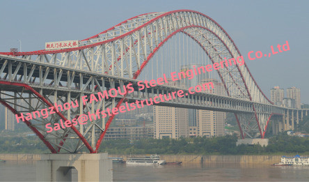 CHINA Puente colgante ferroviario del alambre de la carretera, marcos modulares de puente colgante del arco de doble finalidad proveedor