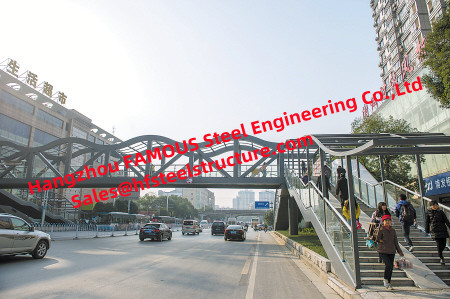 CHINA Dibujo de la tienda del diseño del puente del acero estructural del paso superior y construcción de puente peatonales del metal proveedor