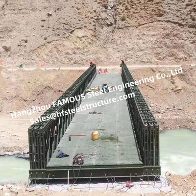 CHINA Estructura de acero temporal de la luz Q345B de Bailey del proyecto del delta del braguero prefabricado del puente proveedor