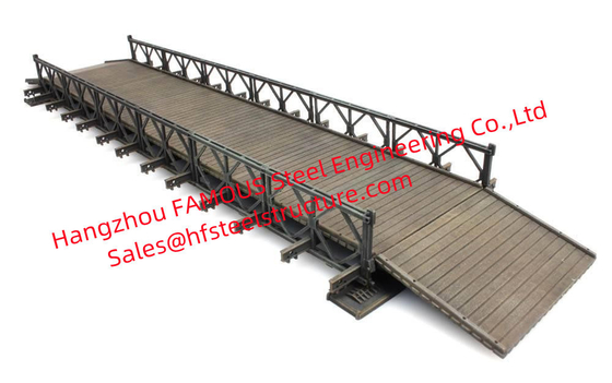 CHINA Fabricación de encargo del acero estructural del metal para los marcos de acero portátiles del puente proveedor