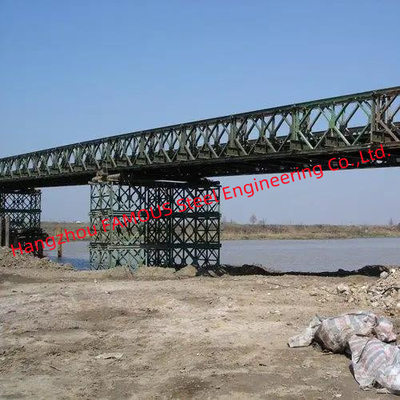 CHINA Ayuda de sistema modular prefabricada de alquiler de acero del apuntalamiento del puente de Bailey del solo carril CB200 proveedor