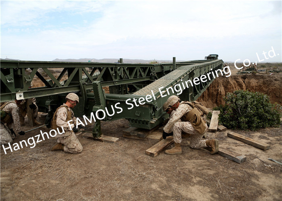 CHINA Uso temporal de los militares del puente de Bailey de la estructura de acero de la instalación fácil proveedor
