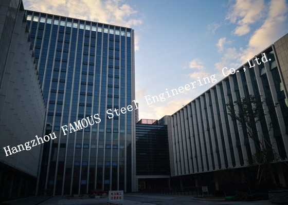 CHINA Pared de cortina de cristal que enmarca el edificio de acero del piso multi para el centro comercial de oficina de CBD proveedor