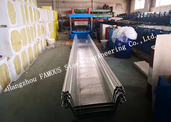 CHINA Losa compuesta de acero galvanizada Decking múltiple del piso del metal de Comflor 210 de las líneas de montaje proveedor
