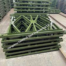 2.5m panel de puente de Bailey galvanizado por inmersión en caliente.0.7m de altura para carretera proveedor