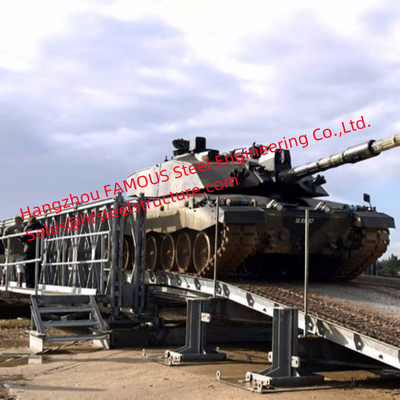 Fácil de instalar Puente militar de 4 metros de ancho con estructura de truss proveedor