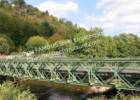 Fácil de instalar Puente militar de 4 metros de ancho con estructura de truss proveedor