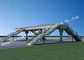 Puentes peatonales prefabricados del rastro sobre los caminos, solución peatonal del tráfico urbano del paso elevado proveedor