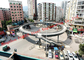 Puentes peatonales prefabricados de la estructura circular en área del empalme del transporte proveedor