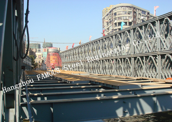 Pintura de puente de acero Bailey Solución para el transporte eficiente proveedor