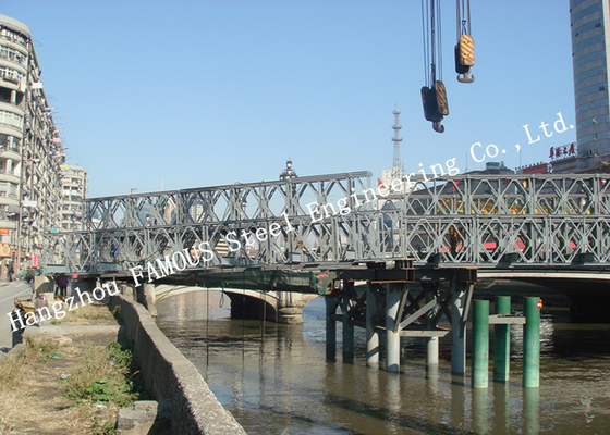 Bailey-Acero-Braguero-Arco-puente galvanizado con altura variable proveedor